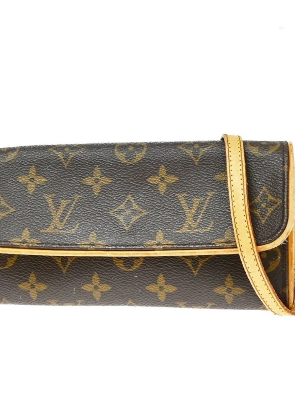 LOUIS VUITTON Pochette Twin PM 2Way Shoulder Clutch Bag Monogram M51854 88KD202